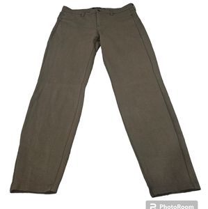 LiverPool Women's Stretch Skinny Ankle  Pants Size 10/30 Color Peat Green